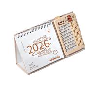 2026 Daily Auto Improvement Monthly Calendar Stands Up Desk Planner for Goal Tracking and Time Management Paper Desktop Stand Planner