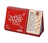 2026 Daily Auto Improvement Monthly Calendar Stands Up Desk Planner for Goal Tracking and Time Management Paper Desktop Stand Planner