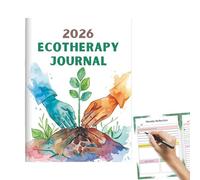 2026 Daily Journal - 2026 Ecotherapy Writing Planner | Progress Tracking Notebook - for Men Women Students Home Office School Travel Business Planning