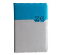 2026 Daily Journal 360 Pages Lined Leather Day Planner Softcover Academic Planner with Colorful Monthly for Office Weekly/Monthly Planning Notebook