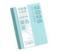 2026 Daily Journal Two Day Per Page Leather Day Planner Softcover Academic Planner From 2025.12-2026.12 For Office Time Management Notebook