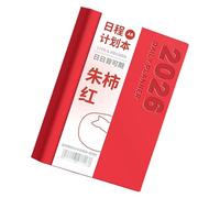 2026 Daily Journal Two Day Per Page Leather Day Planner Softcover Academic Planner From 2025.12-2026.12 For Office Time Management Notebook