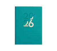 2026 Daily Monthly Planner With Colorful Monthly Mark Softcover Leather Day Planners 320 Page Dated For Daily Scheduling Binding Planner