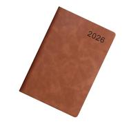 2026 Daily Planner 360 Pages Dated Softcover Leather Academic Planner with Colorful Monthly for Office School Use Project Management Notebook