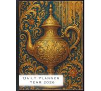 2026 Daily Planner: A4 Hardcover Day-to-Page Diary with Luxurious Golden Baroque Design: for Productivity, Time Management, and Goal Setting