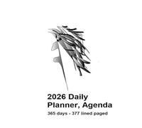 2026 Daily Planner, Agenda: 365 days - 377 lined pages
