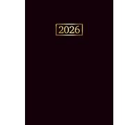 2026 Daily Planner: Agenda Schedule Organizer Dated from January to December 2026 - One Page per Day || 12 Months Appointment Calendar Book - Large Format A4 || Black Cover - Canada Edition