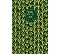 2026 Daily Planner:: Organize Your Everyday Life - Green Art Deco Pattern