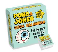 2026 Daily Pun & Joke Desk Calendar Hilarious Tear-Off Adult Humour Gift with Stand & UK Dates - Perfect Christmas - Gift for Him, Dad, Friends, Coworkers - Ideal Secret Santa & Stocking Filler Idea