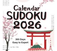2026 Daily Sudoku Calendar: Easy to Expert Puzzles for Brain Training: Large Print Challenges from Easy to Expert | Boost Focus, Memory & Mental Fitness Every Day