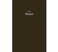 2026 Daily & Weekly Planner, Simple Stylish Neutral Brown Beige Cover: 365 Day Schedule Plan, Jan- Dez, Extra Space For Notes