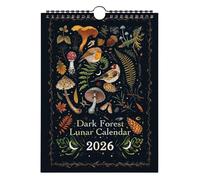 2026 Dark Forest Lunar Calendar, 12 Original Illustrations Drawn Throughout The Year, Colorful Wall Calendar