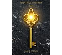2026 Dark Stone Planner - Golden Key Edition: A Premium 2026-2027 Organizer with Golden Key Cover Design, Monthly Goals, Hourly Scheduling, Budget Pages & Reflection Space