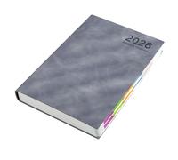 2026 Day Planner 360 Pages Softcover Leather Daily Journal 2026 Academic Planner for Notebook Schedule 8.46x5.7 Inch Leatherette Annual Planner