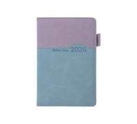 2026 Day Planner 400 Pages PU Leather Daily Journal 2026 Academic Notebook for Daily Scheduling 8.38x5.7Inch Professional
