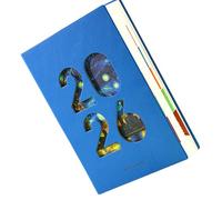 2026 Day Planner Journal 400 Pages Lined Softcover Leather for Daily Scheduling Men Women Leatherette Annual Planner