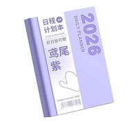 2026 Day Planner Two Day Per Page Leather Academic Journal Notebook 13 Month From 2025.12-2026.12 for Daily Scheduling Meeting Notes Notebook