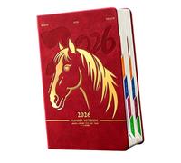 2026 Day Planner with 400 Pages Daily Academic Planner Notebook for Business Men Women Monthly Weekly Daily Planning Student Schedule Notebook