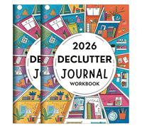 2026 Declutter Journal Workbook, 60 Page Guided Organization Planner, Family Organizing & Personal Planning Diary, Minimalist Goal Setting, Productivity & Stress Relief Journal (2PCS)