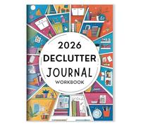 2026 Declutter Journal Workbook, 60 Page Guided Organization Planner, Family Organizing & Personal Planning Diary, Minimalist Goal Setting, Productivity & Stress Relief Journal (1PC)