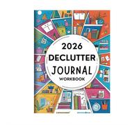 2026 Declutter Journal & Workbook - 60 Page Home Organization Planner with Monthly Layouts, Checklists & Reflection Prompts for Life & Clutter-Free Living