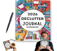 2026 Declutter Journal Workbook Family Organizing & Personal Planning Diary 2026 Declutter Journal Workbook | Transform Your Home in 52 Weeks for Home/Office Use, (1pcs)