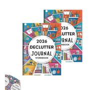 2026 Declutter Journal Workbook, Family Organizing & Personal Planning Diary, Minimalist Goal Setting, 60 Page Guided Organization Planner, for Home & Life (2)