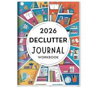 2026 Declutter Journal Workbook, Transform Your Home in 52 Weeks, 60-Page Guided Home Organization Planner with Room-by-Room Checklists, Habit Trackers & Reflection Prompts(1pc)