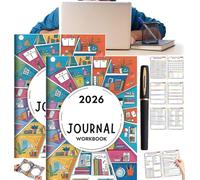 2026 Declutter Journal Workbook,Transform Your Home in 52 Weeks,60 Page Guided Organization Planner,Home Organization Planner,Family Organizing & Personal Planning for Home,Office Organization (2 Pcs)