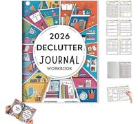 2026 Declutter Journal Workbook - Transform Your Home in 52 Weeks, 60 Page Guided Organization Planner, Family Organizing & Personal Planning Diary, for Home & Life (1 Pcs)