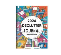 2026 Declutter Journal Workbook,Transform Your Home in 52 Weeks,Home Planner,60 Page Guided Organization Planner for Family & Life, Funny Family Organizing and Productivity Workbook for Adults
