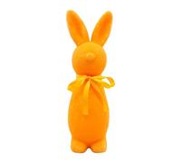 2026 Decoration Figure Cute Rabbit with Bow Cartoon Design Ornament for Table Garden Landscaping (E, 22 x 6 cm)