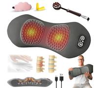 2026 Deep Comfort 3 in 1, Deep Comfort 3 in 1 Massage Pad, Deepcomfort 3in1 Massage Pad, Ergo Pur Massager, with Heating, Vibration & Traction, Relieve Pain(LightGrey,USB)
