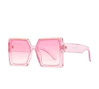 2026 Designer Big Box Male and Female Net Red Outdoor Sunglasses Holiday Street Shooting Live Decorative Glasses (Color : C, Size : Medium) 0816(F)