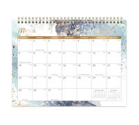 2026 Desk Calendar - 12 Months Desk Calendar 2026, January - December, 9.8'' x 8.3'', Standing Flip Desktop Calendars with 4 More Months Reference Calendars