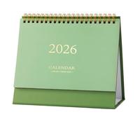 2026 Desk Calendar 2025-2026, 2026 Desk Calendar Standing Flip Desktop Calendar From July 2025 to December 2026 Stand, 7.4x6.4 Inch with Twin-Wire Binding