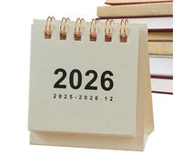 2026 Desk Calendar - 2026 Monthly Calendar, Daily Planner Annual Planner Planning Organizing Aesthetic Supplies for Famil Class Teachers