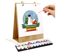 2026 Desk Calendar | Coloring Art Calendar | 12 Different Hand-Painted Oil Paintings, Creative Planner for School Teacher Home Class Work Kids Adults