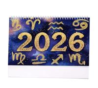 2026 Desk Calendar Kit Kit for Home Office School Scheduling V9X6 For Bedroom Living Room