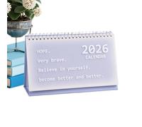 2026 Desk Calendar - Korean Style Free Standing Planner with Minimalist Aesthetic Design for Daily Planning and Monthly Organization, Decorative Calendar for