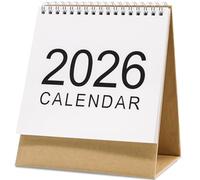 2026 Desk Calendar Mini Desktop Calendar Monthly to View Planner To Do List Small Daily Calendar Stand Up Desk Calendar