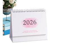 2026 Desk Calendar, Monthly Desk Calendar From Jan. To Dec, Strong Twin-Wire Binding Planner, For Home Apartment Office School Classroom Dorm Business Teacher Student Christmas