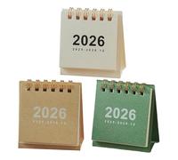 2026 Desk Calendar Planner - Monthly Desktop Schedule | Yearly Table Organizer,6.5x7x3cm | Twelve Month Daily Planning Management System | Comprehensive Office Academic Home Productivity Reference Aid