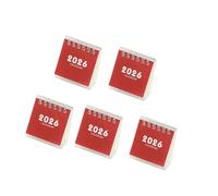 2026 Desk Calendar Twin-Coil Binding 17 Month Referance Runs From Aug 2025 to Dec 2026 Tabletop Calendar Planner Student Planner