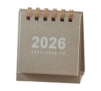 2026 Desk Calendar Twin-Coil Binding 19 Month Paper From Jun 2025 to Dec 2026 Tabletop Calendars Planner Basic