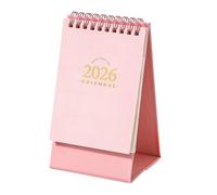 2026 Desk Calendar Twin-Coil Binding Paper Calendar Writing Pad 16 Months Introduction 09/2025 to 12/2026 Scheduling Time Management Planner
