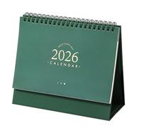 2026 Desk Calendar Twin-Coil Binding Paper Calendar Writing Pad 16 Months Introduction 09/2025 to 12/2026 Scheduling Time Management Planner