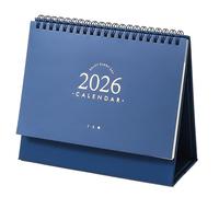 2026 Desk Calendar Twin-Coil Binding Paper Calendar Writing Pad 16 Months Introduction 09/2025 to 12/2026 Scheduling Time Management Planner