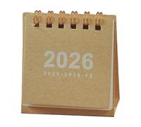 2026 Desk Calendar with Daily Scheduler, 12-Month Paper Planner from January to December, Yearly Organiser for School Home Dorm, Ideal for Planning Scheduling and Time Management