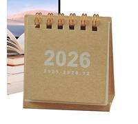 2026 Desk Calendar - Yearly Planner from Jan to Dec, Tear Off Sheets, Easy Read Format, Compact Desktop Stand | Perfect for Workstations, Classroom Use, Task Management, Personal Scheduling